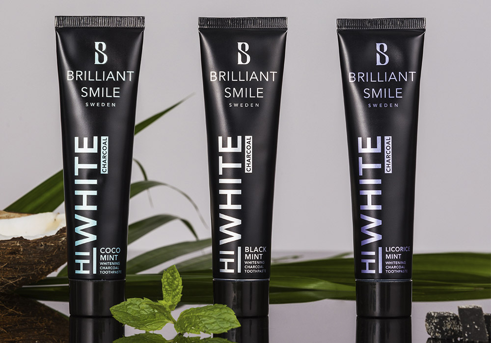 HiWhite Charcoal toothpaste flavors